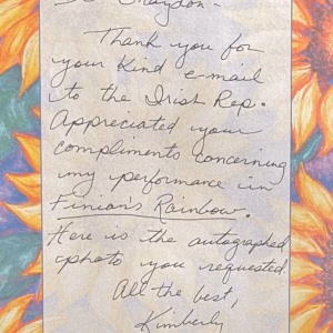 Kimberley Dawn Neumann Autograph