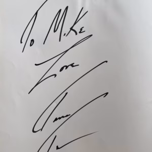 Tina Turner Signed Tour Programme