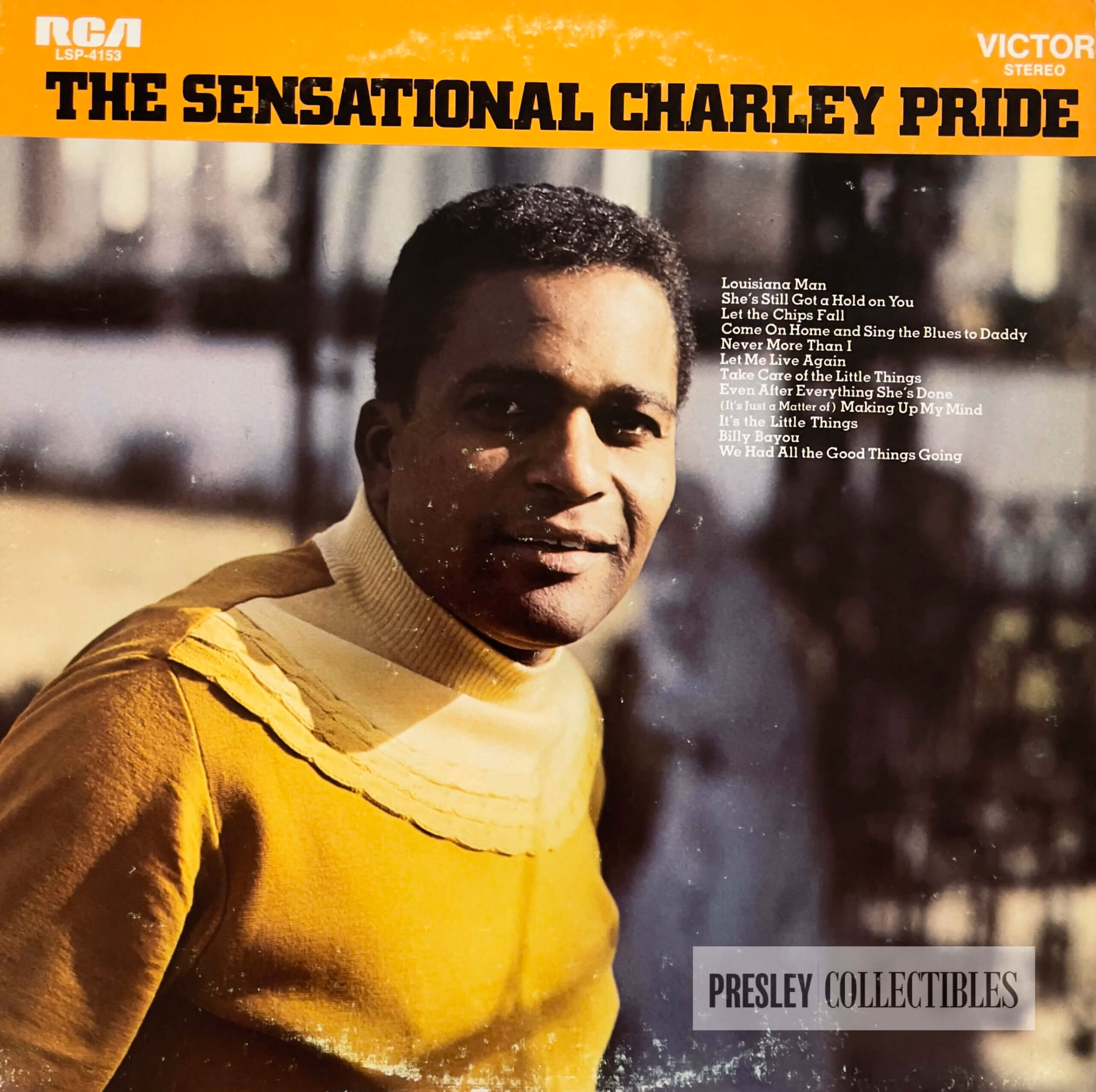 Charley Pride Signed LP