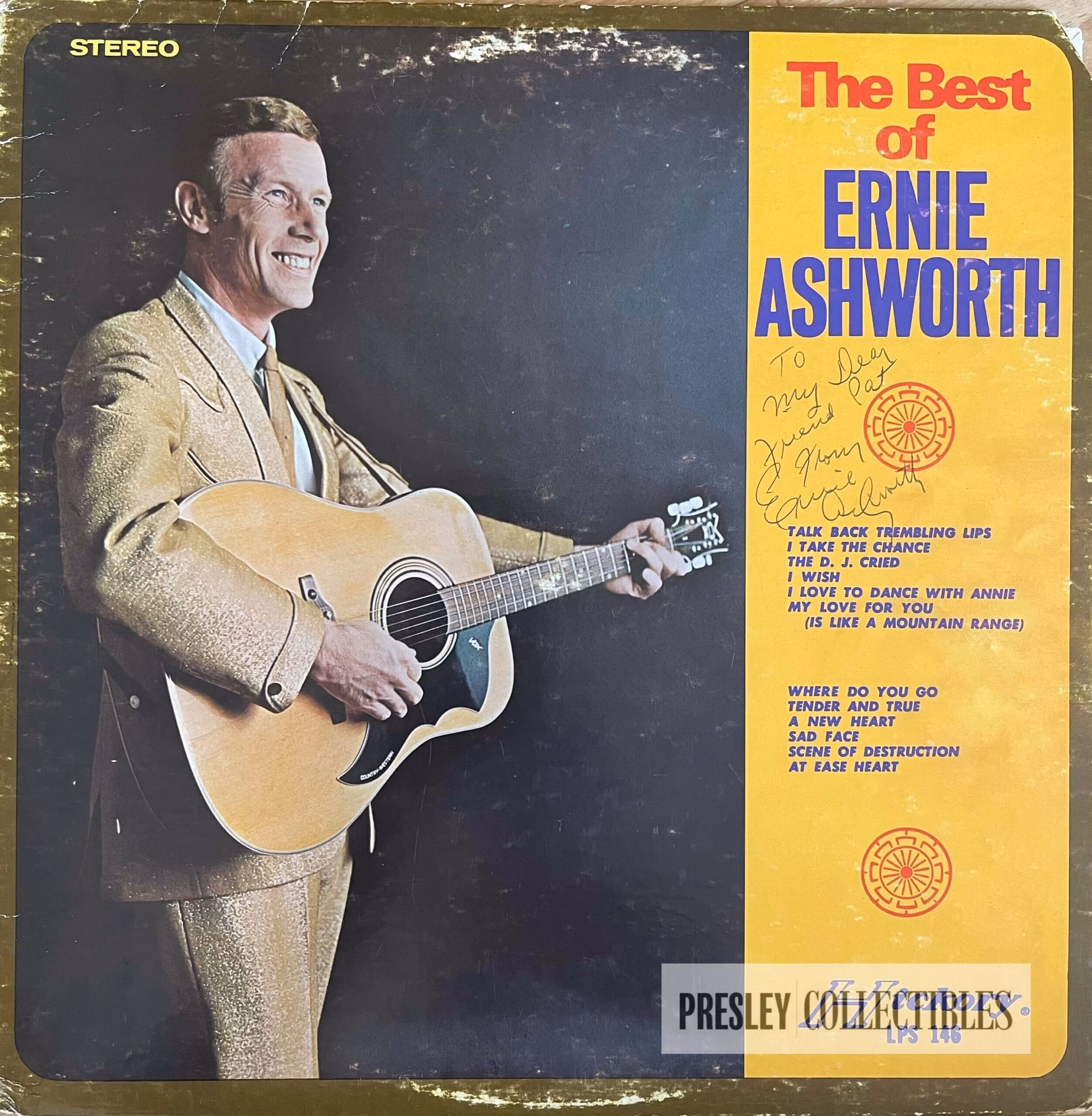 Ernie Ashworth Autograph