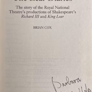 Brian Cox Signed Book