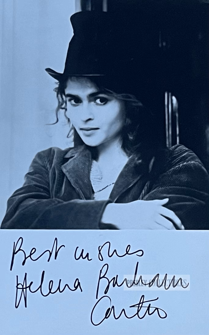 Helena Bonham Carter Signed Photo