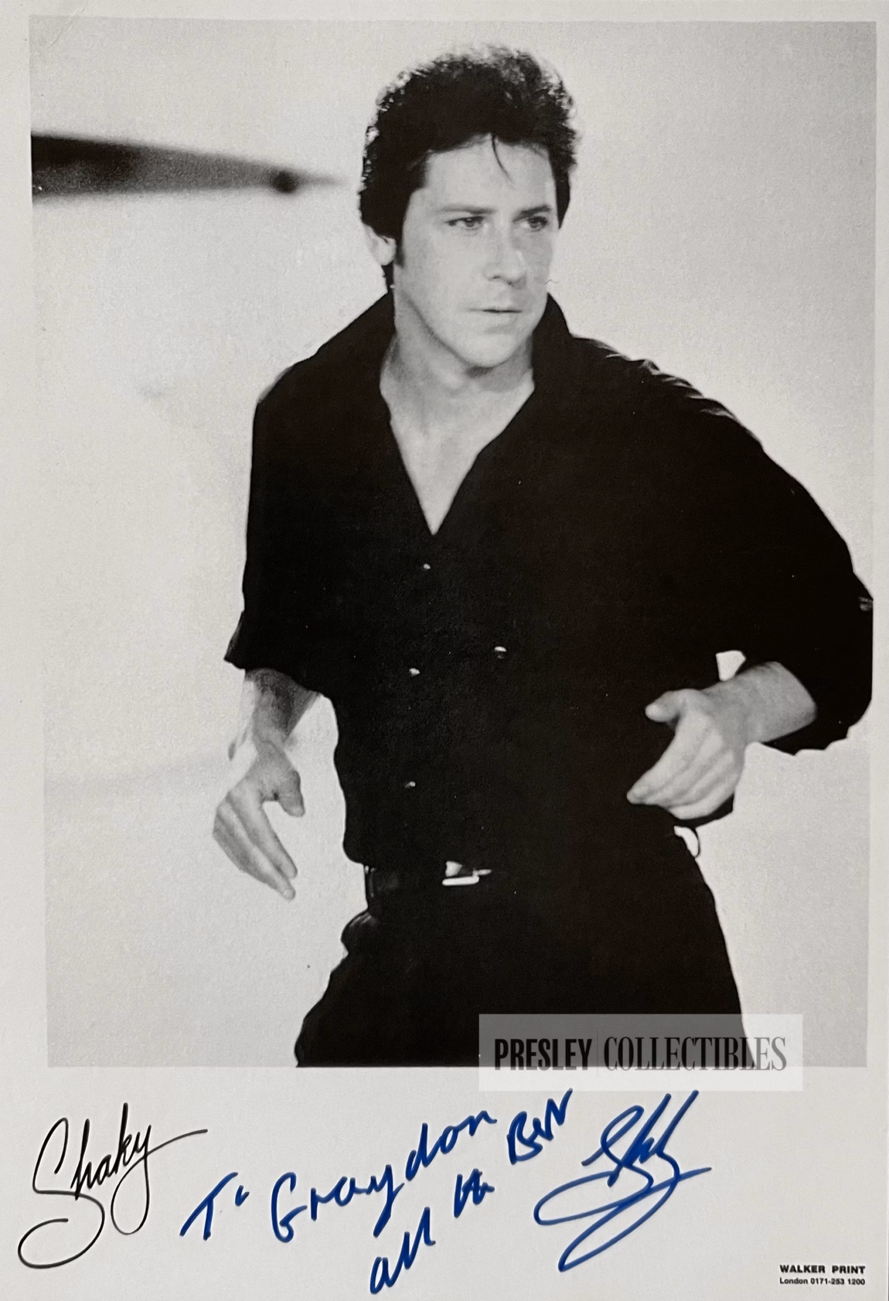 Shakin’ Stevens Autograph