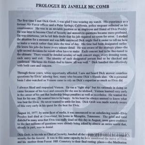 The Elvis Conspiracy Dick Grob