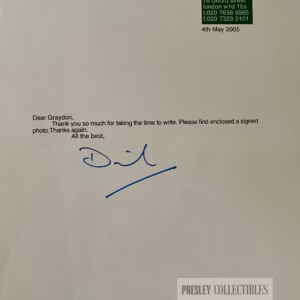 David Tennant Autograph