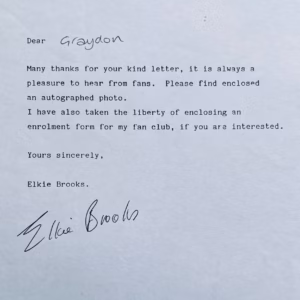 Elkie Brooks Signed Photo