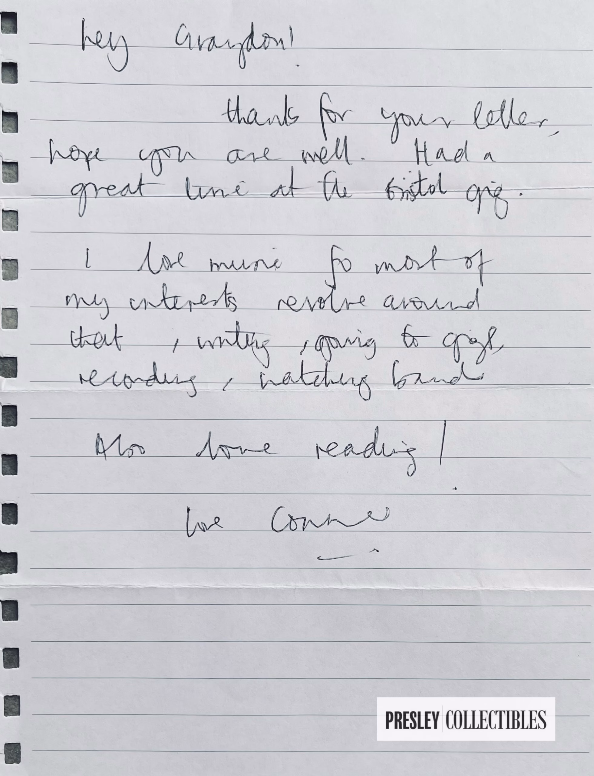 Corinne Bailey Rae Autograph