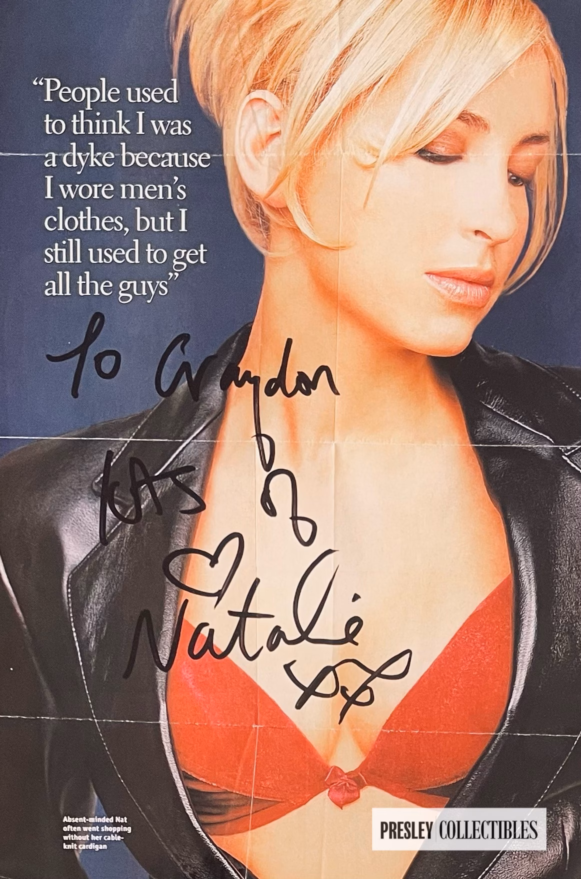 Natalie Appleton Autograph