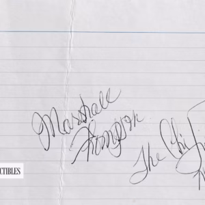 Marshall Thompson Autograph