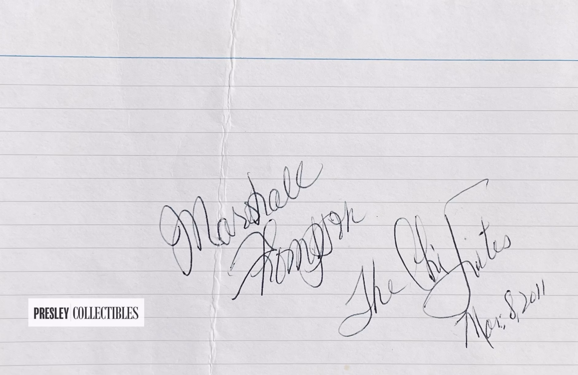 Marshall Thompson Autograph