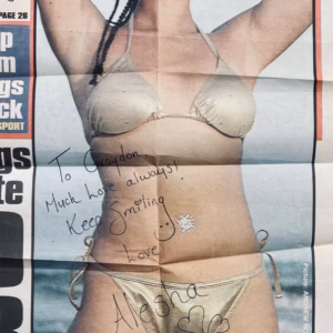 Alesha Dixon Autograph