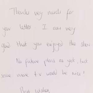 Emma Cater Autograph