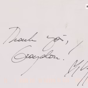 Viggo Mortensen Autograph