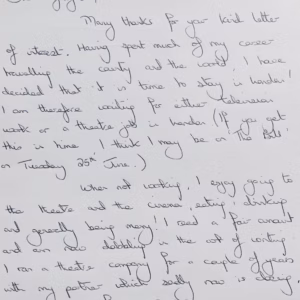 Lolita Chakrabarti Autograph