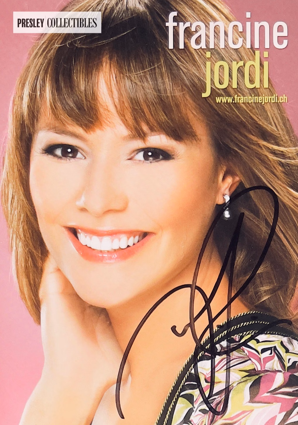 Francine Jordi Autograph