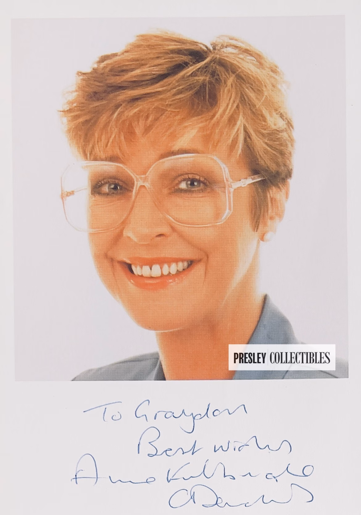Anne Kirkbride Autograph