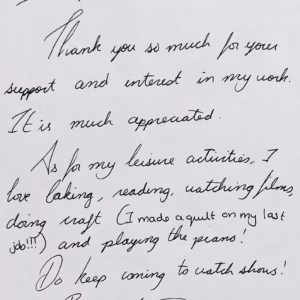 Hannah Grace Autograph