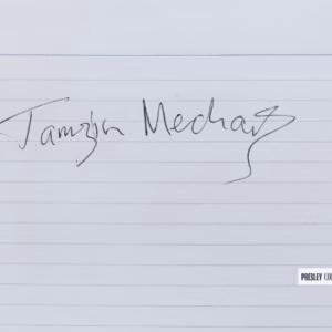 Tamzin Merchant Autograph