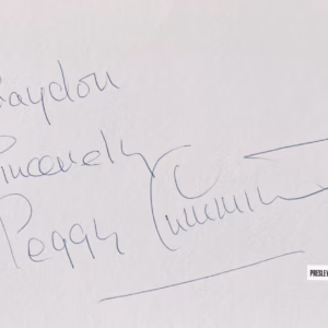 Peggy Cummins Autograph