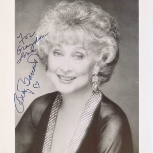 Betty Garrett Autograph