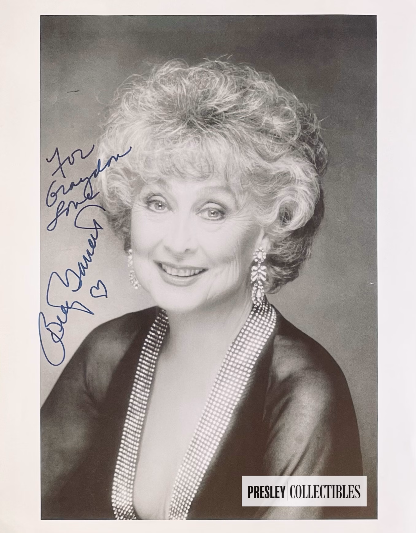 Betty Garrett Autograph