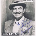 Bruce Gordon Autograph