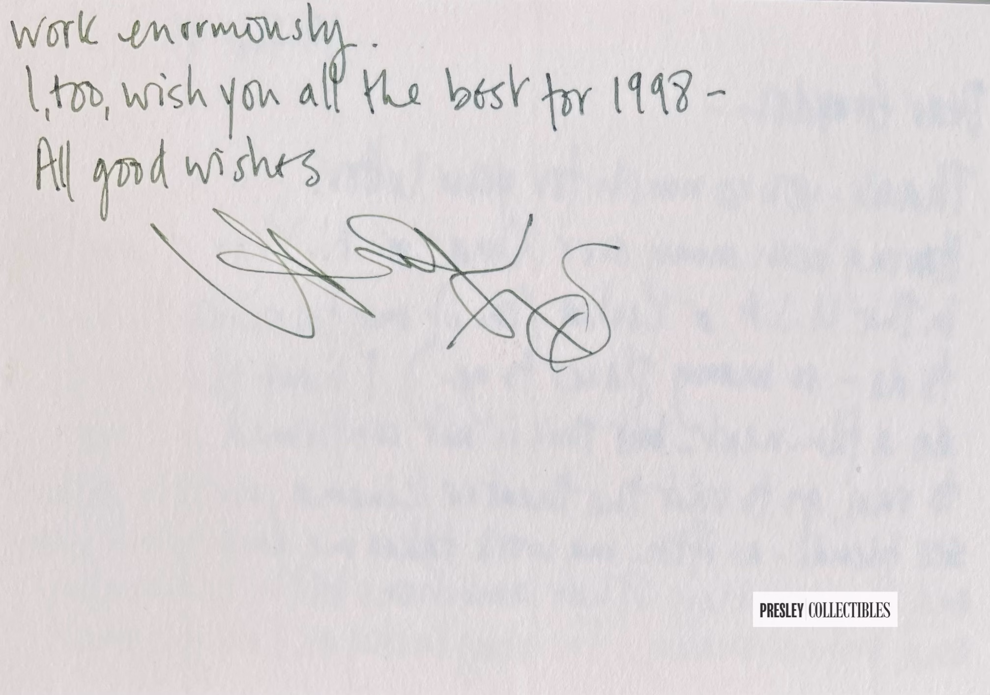 Valerie Gogan Autograph
