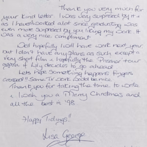 Lisa George Autograph