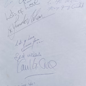 Cinderella Cast Autographs