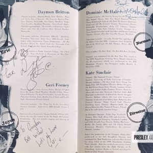 Autographed And A Nightingale Sang
