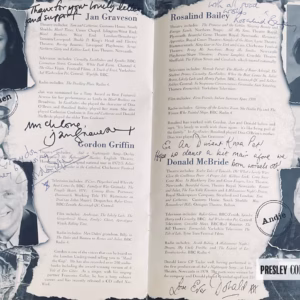 Autographed And A Nightingale Sang