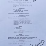 Nicholas Gleaves Autograph
