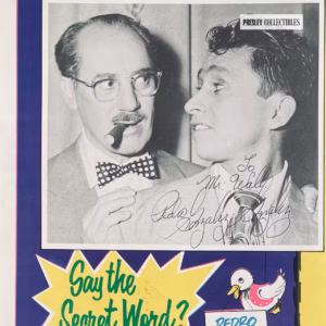 Pedro Gonzalez Gonzalez Signed Poster