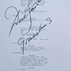 Derek Jacobi Gladiator Script