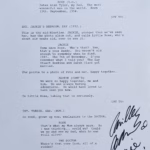 Camille Coduri Autograph