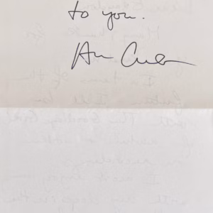 Ann Crumb Autograph