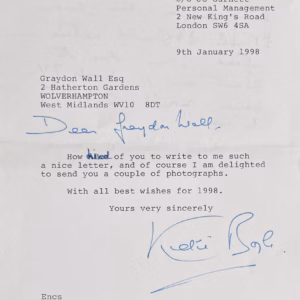 Katie Boyle Autograph