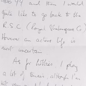 Kenneth Farrington Autograph