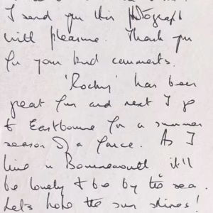 Barry Howard Autograph