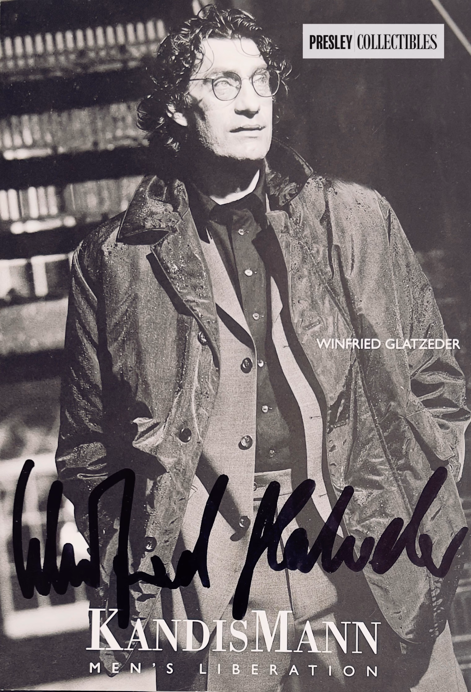Winfried Glatzeder Autograph