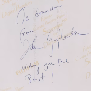 Ida Gyllensten Autograph