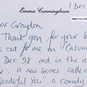 Emma Cunningham Autograph