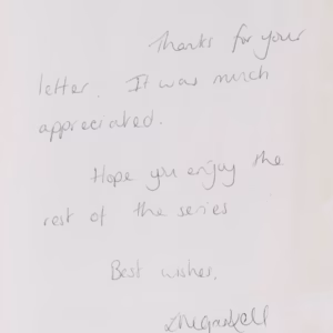 Lucy Gaskell Autograph