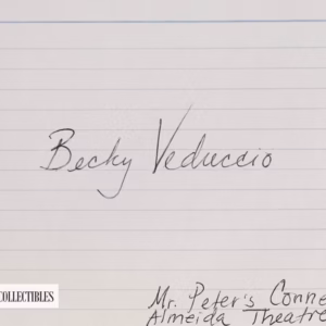 Becky Veduccio Autograph