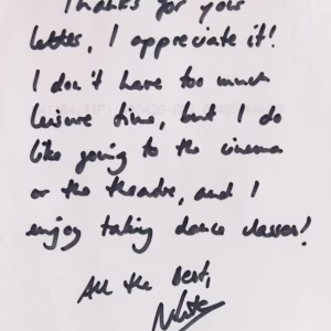 Katarina Waters Autograph