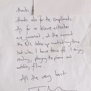 Forbes Masson Autograph
