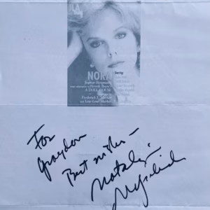 Natalija Nogulich Autograph