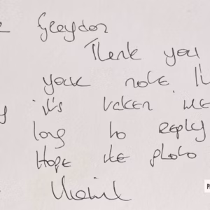 Niamh Cusack Autograph