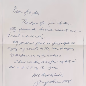 Judy Cornwell Autograph