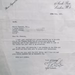 Cliff Richard Signed Letter